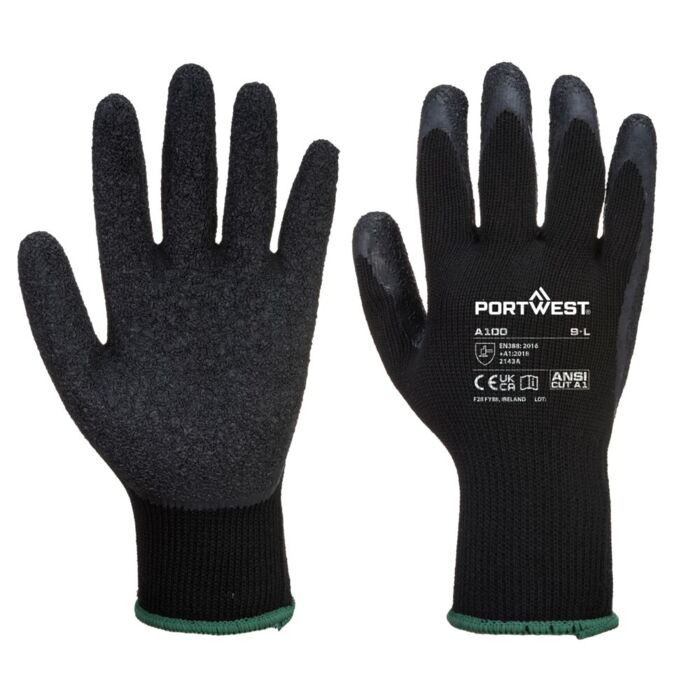 Portwest Grip Glove Black Thumbnail