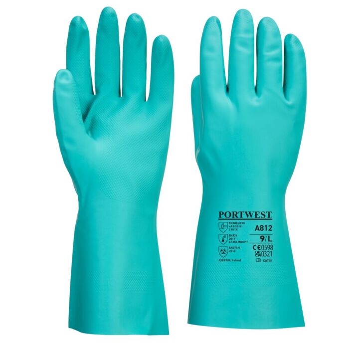 Portwest Nitrosafe Plus Gauntlet Green Thumbnail