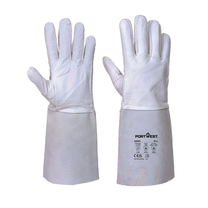 Portwest Tig Welders Gauntlet Grey Thumbnail