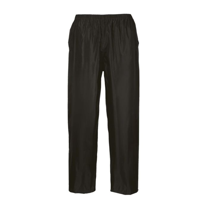 Portwest Classic Rain Trouser Black Black Thumbnail