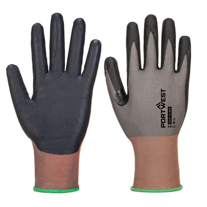 Portwest MR Micro Foam Nitrile Grey/Black Thumbnail