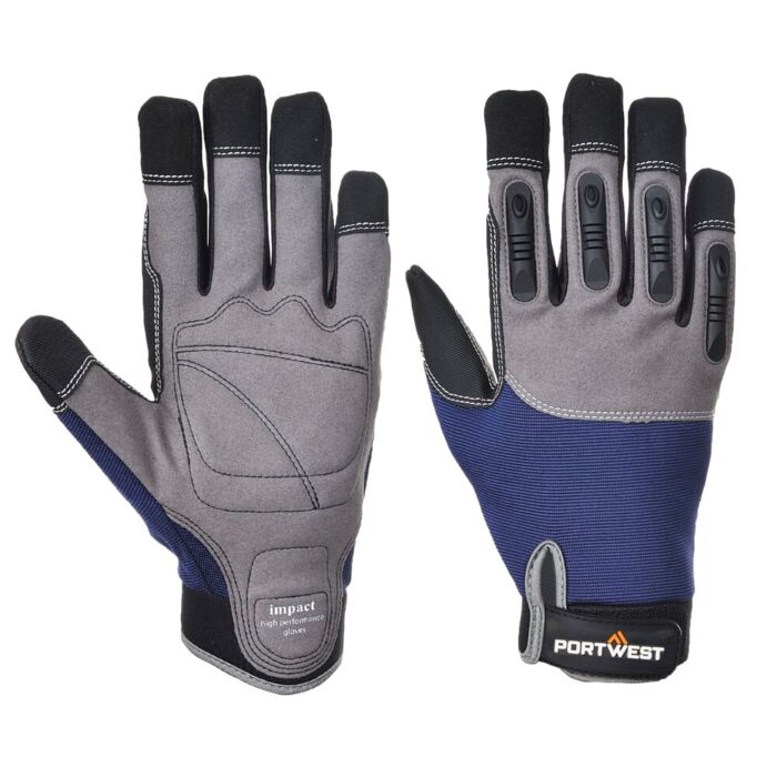 Portwest Impact Glove Navy Thumbnail