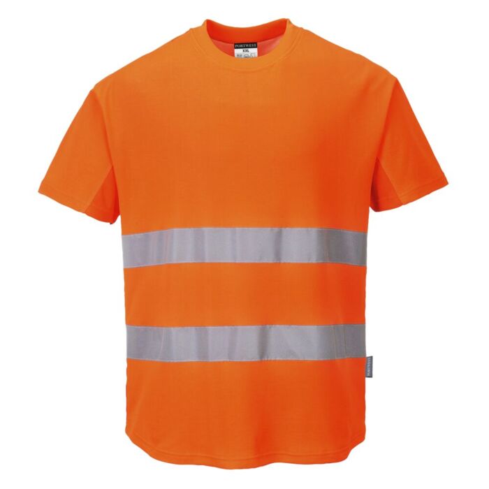 Portwest Hi-Vis Mesh T-Shirt Orange Thumbnail