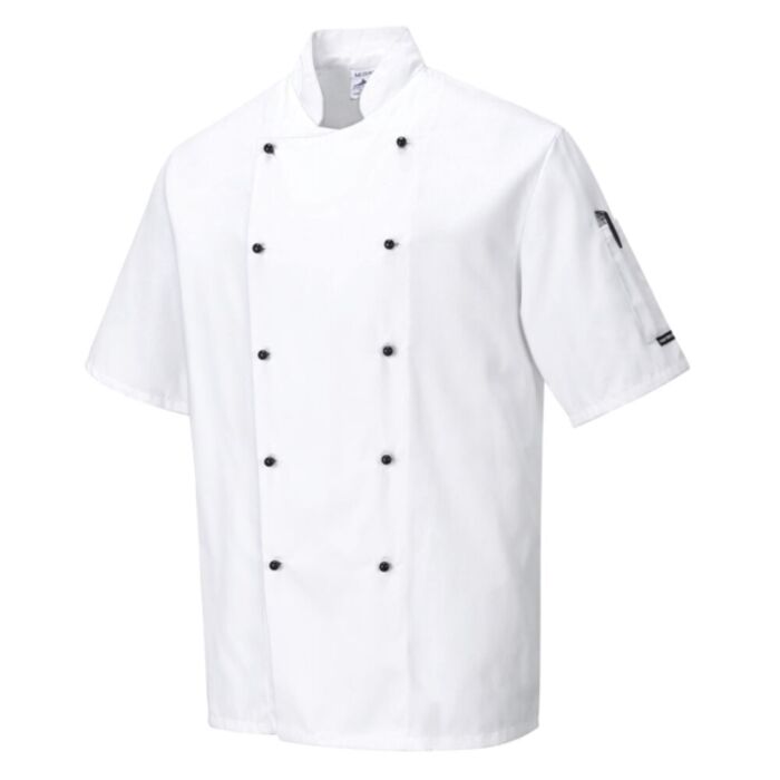 Portwest Kent Chefs Jacket White Thumbnail