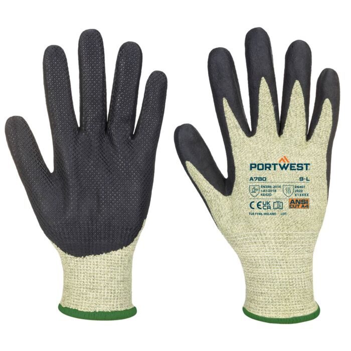 Portwest ArcGrip Glove Green/Black Thumbnail