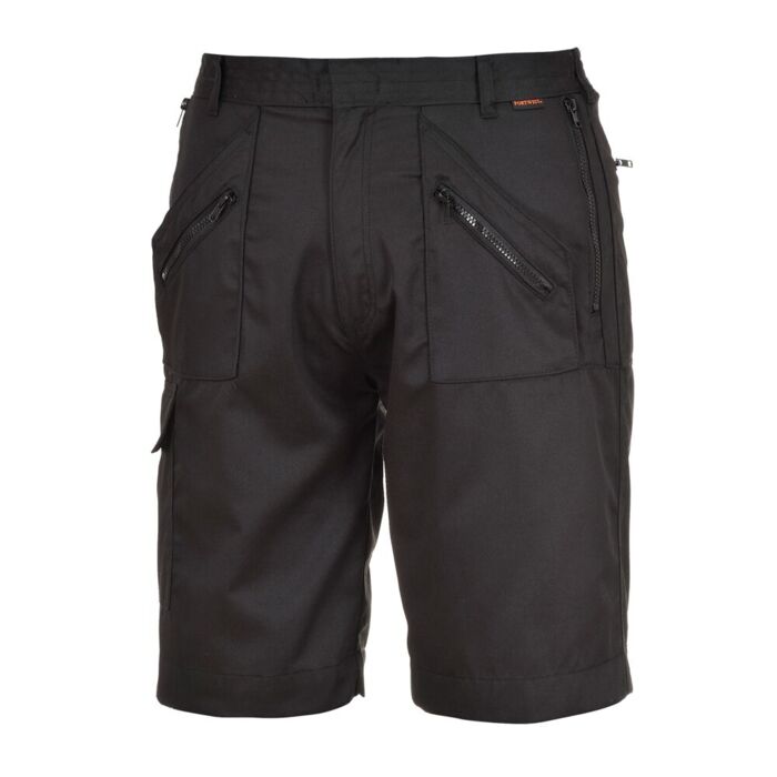 Portwest Action Shorts Black Thumbnail