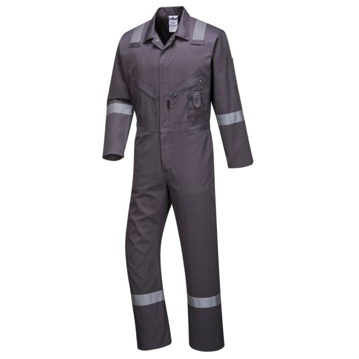 Portwest Iona Cotton Coverall Grey Thumbnail