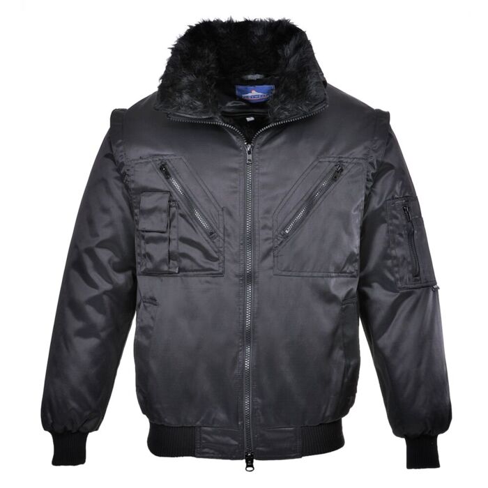 Portwest Pilot Jacket Black Thumbnail