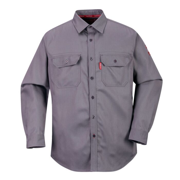 Portwest Bizflame Shirt 88/12 Grey Thumbnail