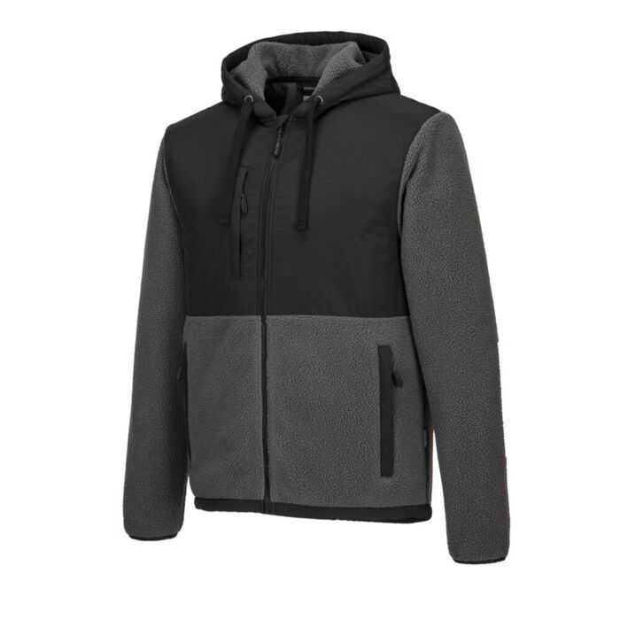 Portwest KX3 Borg Fleece Black/Grey Thumbnail