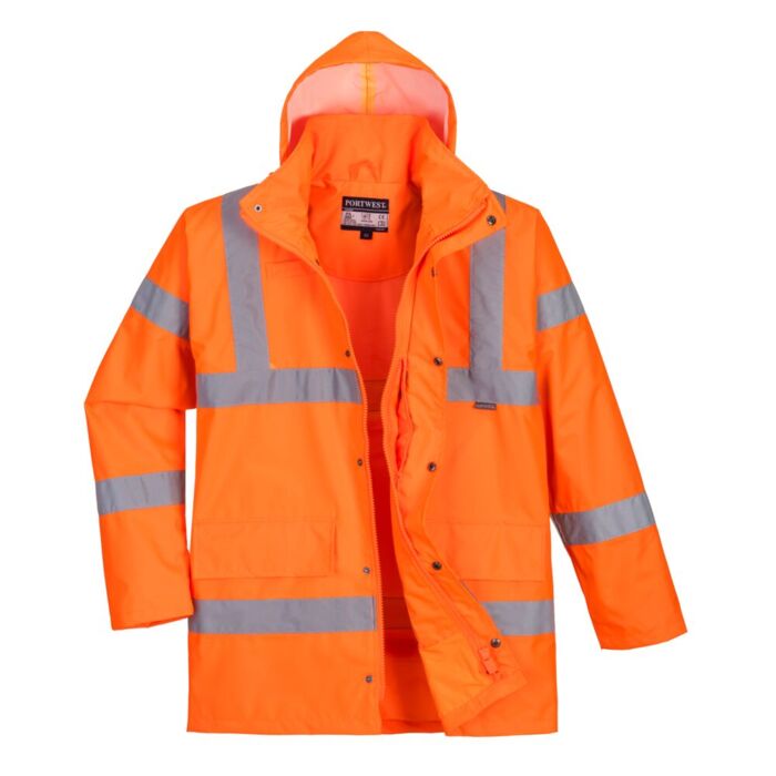 Portwest Class 3 Breathable Jacket Orange Thumbnail