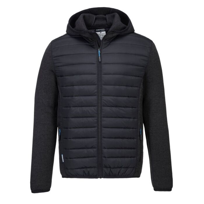 Portwest KX3 Baffle Knit Jacket Grey Marl Thumbnail