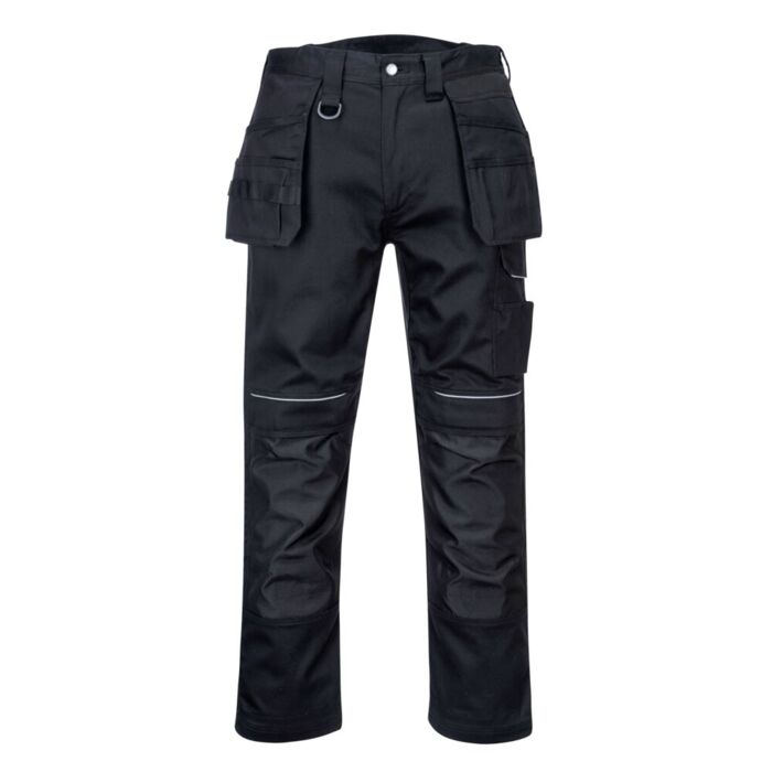 Portwest PW3 Cotton Holster Trousers Black Thumbnail