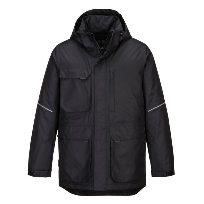 Portwest KX3 Parka Jacket Black Thumbnail