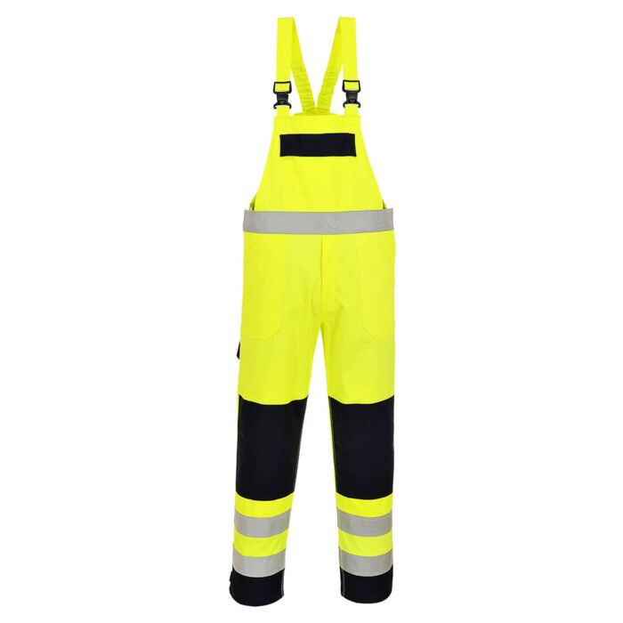 Portwest Multinorm Bib & Brace Yellow Thumbnail