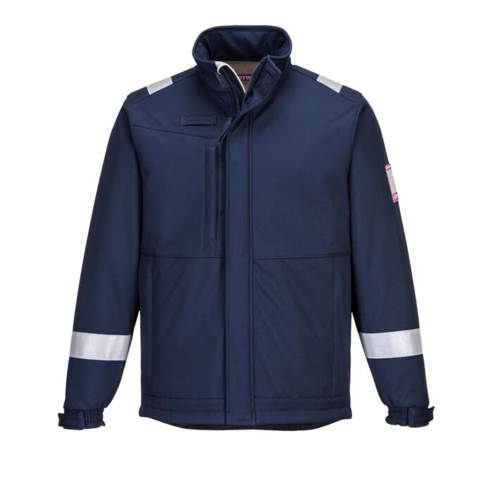 Portwest Modaflame Softshell Jacket  Navy Thumbnail