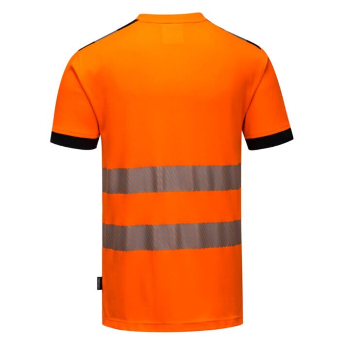 Portwest PW3 Hi-Vis T-Shirt S/S Orange/Black Thumbnail