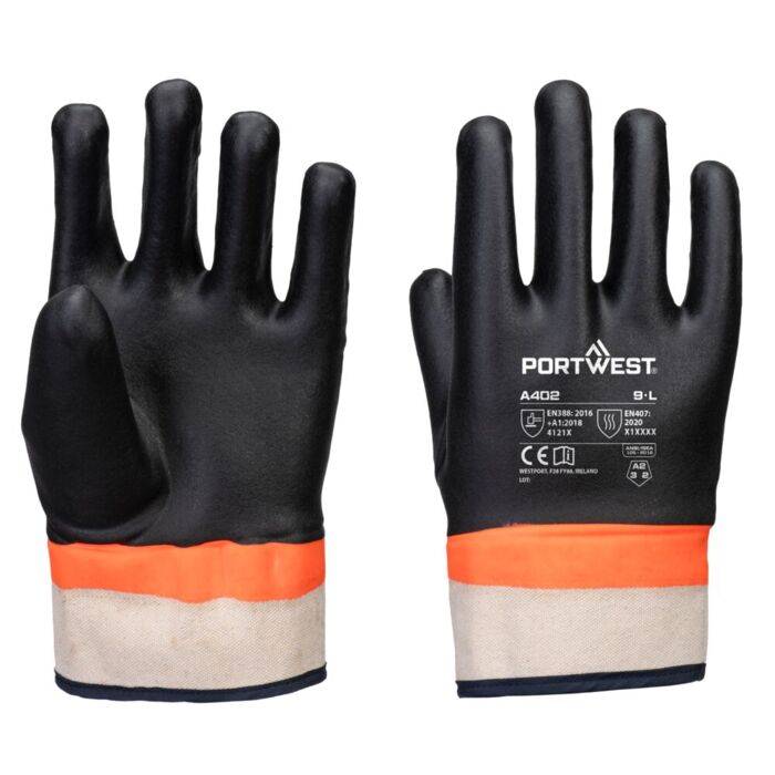 Portwest Grip PVC Double Dipped Sandy Glove  Thumbnail