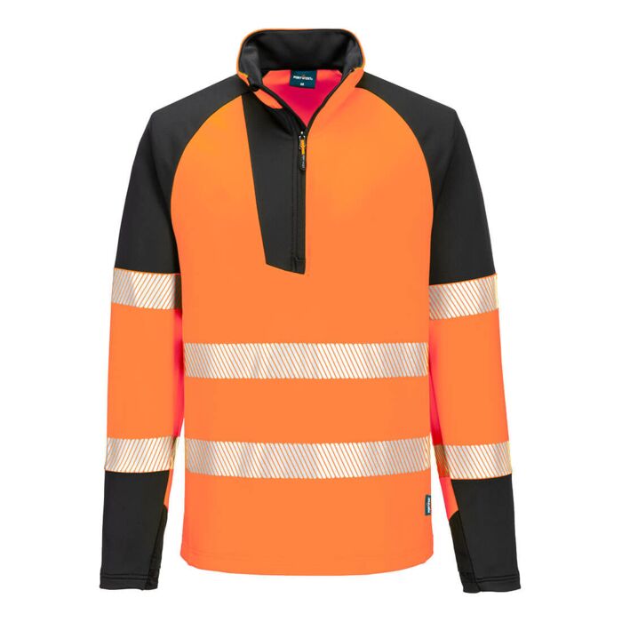 Portwest PW3 Hi-Vis 1/4 Zip Sweatshirt Thumbnail