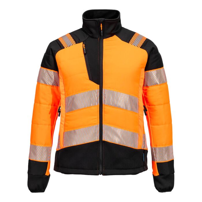 Portwest PW3 Hi-Vis Women's Hybrid Baffle Jacket Thumbnail