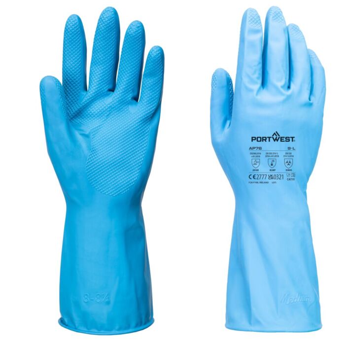 Portwest FD Chemical B Latex Light Gauntlet (Pk12) Thumbnail