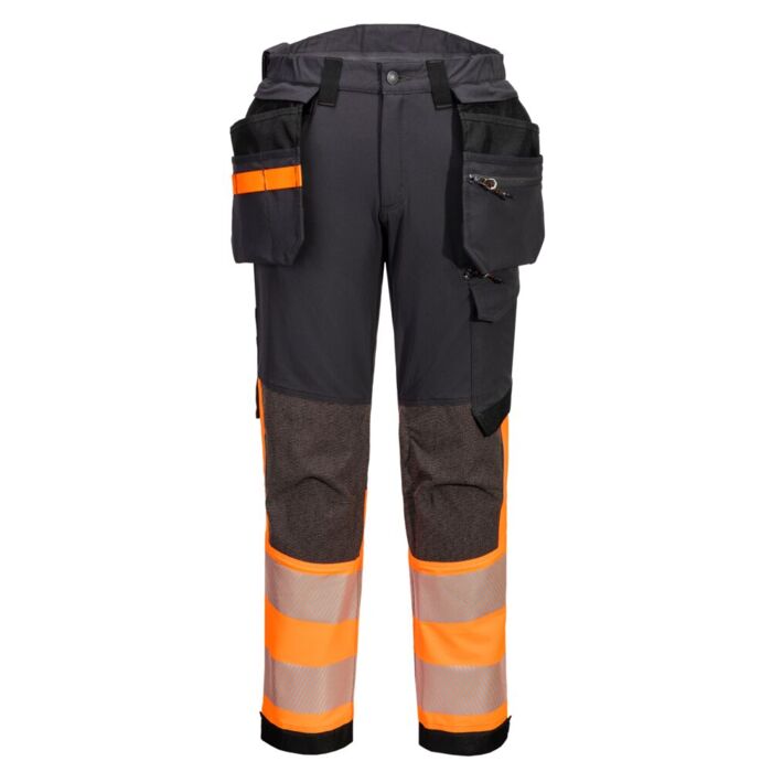 Portwest EV4 Hi-Vis Stretch Detachable Holster Class 1 Trousers Thumbnail