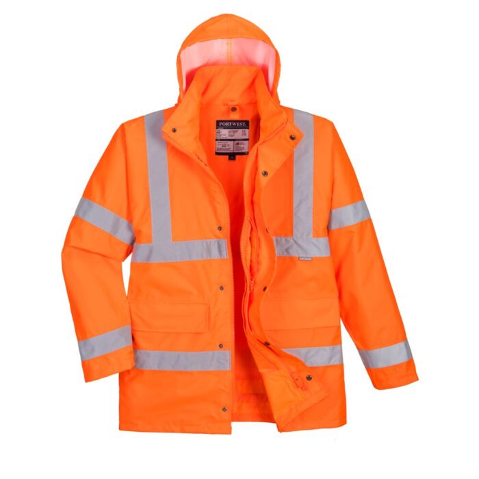 Portwest Hi-Vis 4-in-1 Jacket Orange Thumbnail