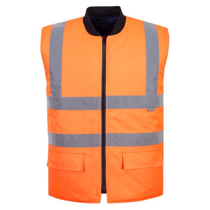 Portwest Hi-Vis Bodywarmer Orange Thumbnail