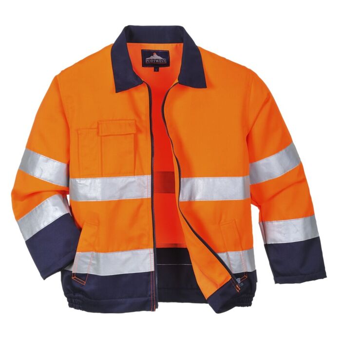 Portwest Madrid Hi-Vis Jacket Orange Thumbnail