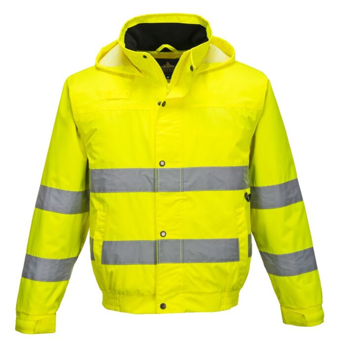 Portwest Hi-Vis Lite Bomber Jacket Yellow Thumbnail